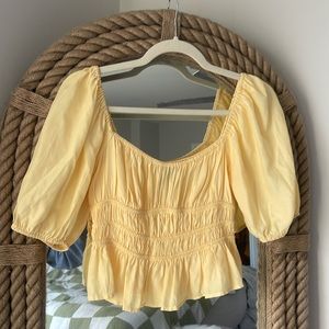 Pale Yellow Blouse